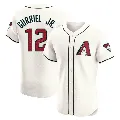 Men's Arizona Diamondbacks ＃12 Lourdes Gurriel Jr. Cream Elite Home Jersey