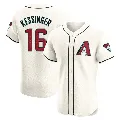 Men's Arizona Diamondbacks ＃16 Grae Kessinger Cream Elite Home Jersey