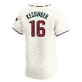Men's Arizona Diamondbacks ＃16 Grae Kessinger Cream Elite Home Jersey
