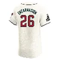 Men's Arizona Diamondbacks ＃26 Lorenzo Encarnacion Cream Elite Home Patch Jersey