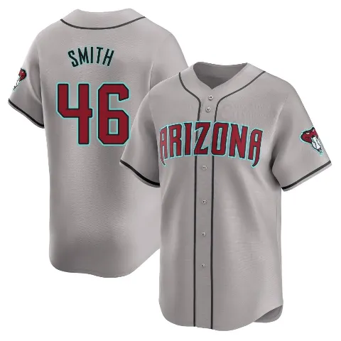 Men's Arizona Diamondbacks ＃46 Riley Smith Gray Limited Away Jersey