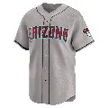 Men's Arizona Diamondbacks ＃52 Jordan Montgomery Gray Limited Away Jersey