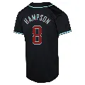 Men's Arizona Diamondbacks ＃8 Garrett Hampson Black Limited Alternate Jersey