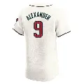 Men's Arizona Diamondbacks ＃9 Blaze Alexander Cream Elite Home Jersey