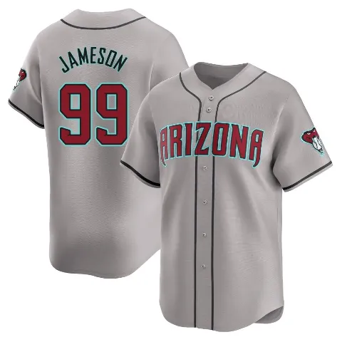 Men's Arizona Diamondbacks ＃99 Drey Jameson Gray Limited Away Jersey