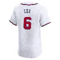 Men's Atlanta Braves ＃6 Bobby Cox White Elite Home Jersey