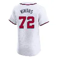 Men's Atlanta Braves ＃72 Allan Winans White Elite Home Jersey