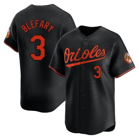 Men's Baltimore Orioles ＃3 Curt Blefary Black Limited Alternate Jersey