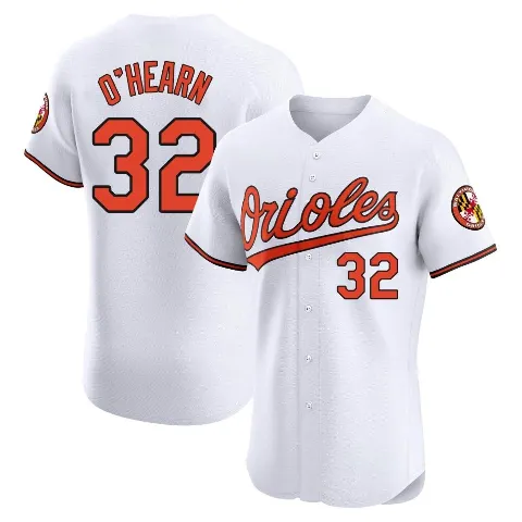 Men's Baltimore Orioles ＃32 Ryan O'Hearn White Elite Home Jersey