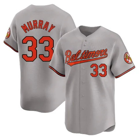Men's Baltimore Orioles ＃33 Eddie Murray Gray Limited Road Jersey