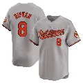 Men's Baltimore Orioles ＃8 Cal Ripken Gray Limited Road Jersey
