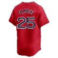 Men's Boston Red Sox ＃25 Steve Pearce Red Limited Alternate Jersey