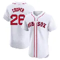 Men's Boston Red Sox ＃28 Garrett Cooper White Elite Home Jersey