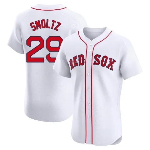 Men's Boston Red Sox ＃29 John Smoltz White Elite Home Jersey