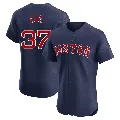 Men's Boston Red Sox ＃37 Bill Lee Navy Elite Alternate Jersey