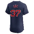 Men's Boston Red Sox ＃37 Bill Lee Navy Elite Alternate Jersey