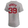 Men's Boston Red Sox ＃39 Christian Arroyo Gray Elite Road Jersey