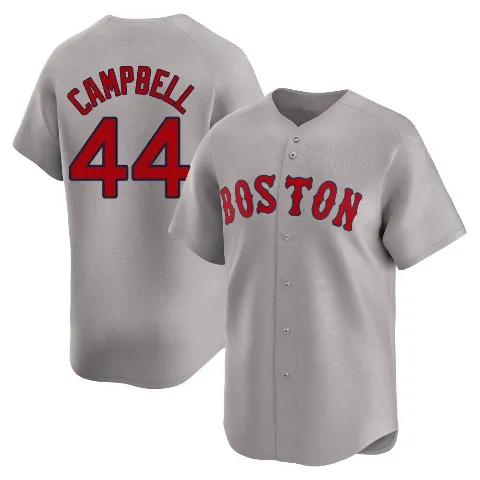 Men's Boston Red Sox ＃44 Isaiah Campbell Gray Limited Away Jersey