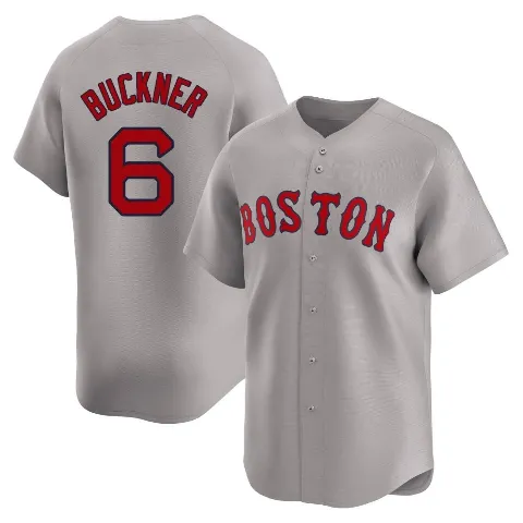 Men's Boston Red Sox ＃6 Bill Buckner Gray Limited Away Jersey