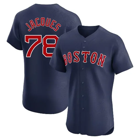 Men's Boston Red Sox ＃78 Joe Jacques Navy Elite Alternate Jersey