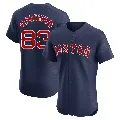 Men's Boston Red Sox ＃83 Brennan Bernardino Navy Elite Alternate Jersey