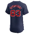 Men's Boston Red Sox ＃83 Brennan Bernardino Navy Elite Alternate Jersey