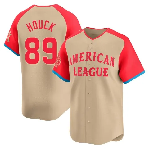 Men's Boston Red Sox ＃89 Tanner Houck Cream Limited American League 2024 All-Star Game Jersey