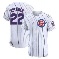 Men's Chicago Cubs ＃22 Bill Buckner White Elite Home Jersey