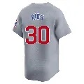 Men's Chicago Cubs ＃30 Edwin Rios Gray Limited Road Jersey