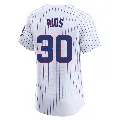 Men's Chicago Cubs ＃30 Edwin Rios White Elite Home Jersey