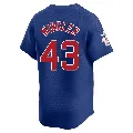 Men's Chicago Cubs ＃43 Dan Winkler Royal Limited Alternate Jersey
