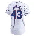 Men's Chicago Cubs ＃43 Esteban Quiroz White Elite Home Jersey