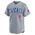 Men's Chicago Cubs ＃8 Ian Happ Gray Limited Road Jersey