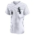 Men's Chicago White Sox ＃0 Danny Mendick White Elite Home Jersey