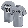 Men's Chicago White Sox ＃13 Ozzie Guillen Gray Limited Road Jersey
