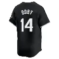 Men's Chicago White Sox ＃14 Larry Doby Black Limited Alternate Jersey