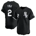 Men's Chicago White Sox ＃2 Nellie Fox Black Limited Alternate Jersey