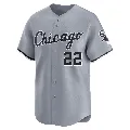 Men's Chicago White Sox ＃22 Charlie Tilson Gray Limited Road Jersey