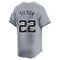 Men's Chicago White Sox ＃22 Charlie Tilson Gray Limited Road Jersey