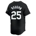 Men's Chicago White Sox ＃25 Andrew Vaughn Black Limited Alternate Jersey