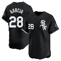 Men's Chicago White Sox ＃28 Leury Garcia Black Limited Alternate Jersey