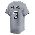 Men's Chicago White Sox ＃3 Harold Baines Gray Limited Road Jersey