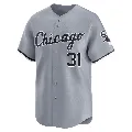 Men's Chicago White Sox ＃31 Zach DeLoach Gray Limited Road Jersey