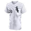 Men's Chicago White Sox ＃33 Drew Thorpe White Elite Home Jersey