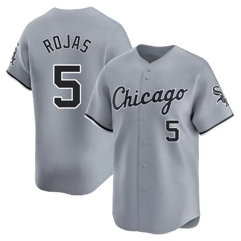 Men's Chicago White Sox ＃5 Josh Rojas Gray Limited Road Jersey