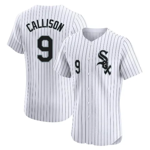 Men's Chicago White Sox ＃9 Johnny Callison White Elite Home Jersey