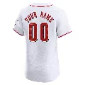 Men's Cincinnati Reds ＃00 Custom White Elite Home Jersey