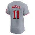 Men's Cincinnati Reds ＃11 Hal Mcrae Gray Elite Road Jersey