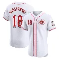 Men's Cincinnati Reds ＃18 Ted Kluszewski White Elite Home Jersey