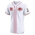 Men's Cincinnati Reds ＃18 Ted Kluszewski White Elite Home Jersey